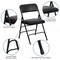 Emma and Oliver 4 Pack Home & Office Portable Party Events Padded Metal Folding Chair